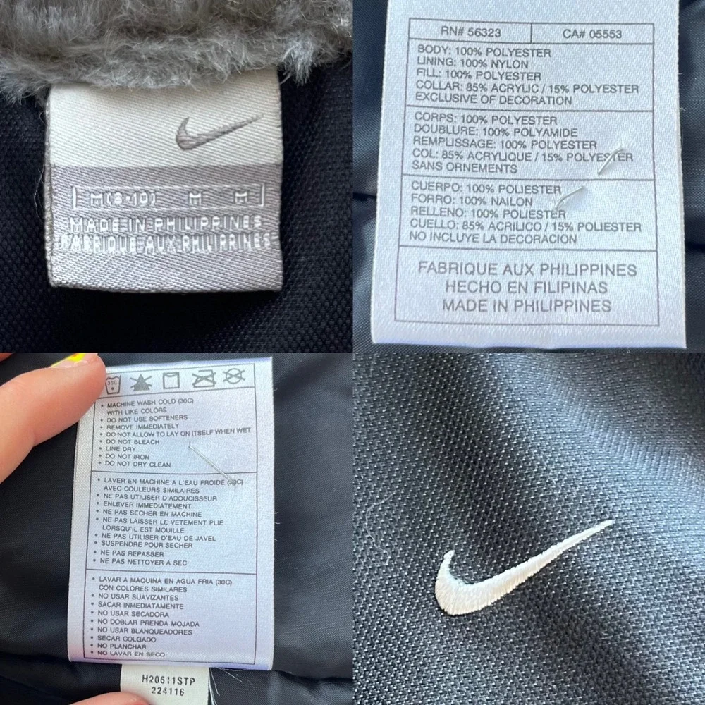 Nike vintage puffer